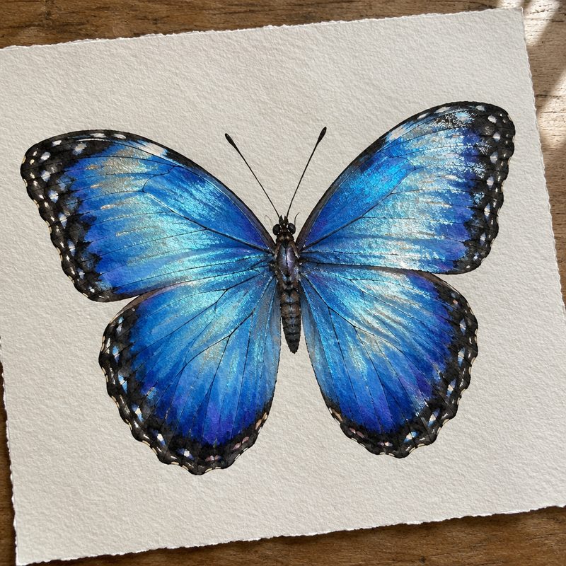 Blue Morpho Butterfly